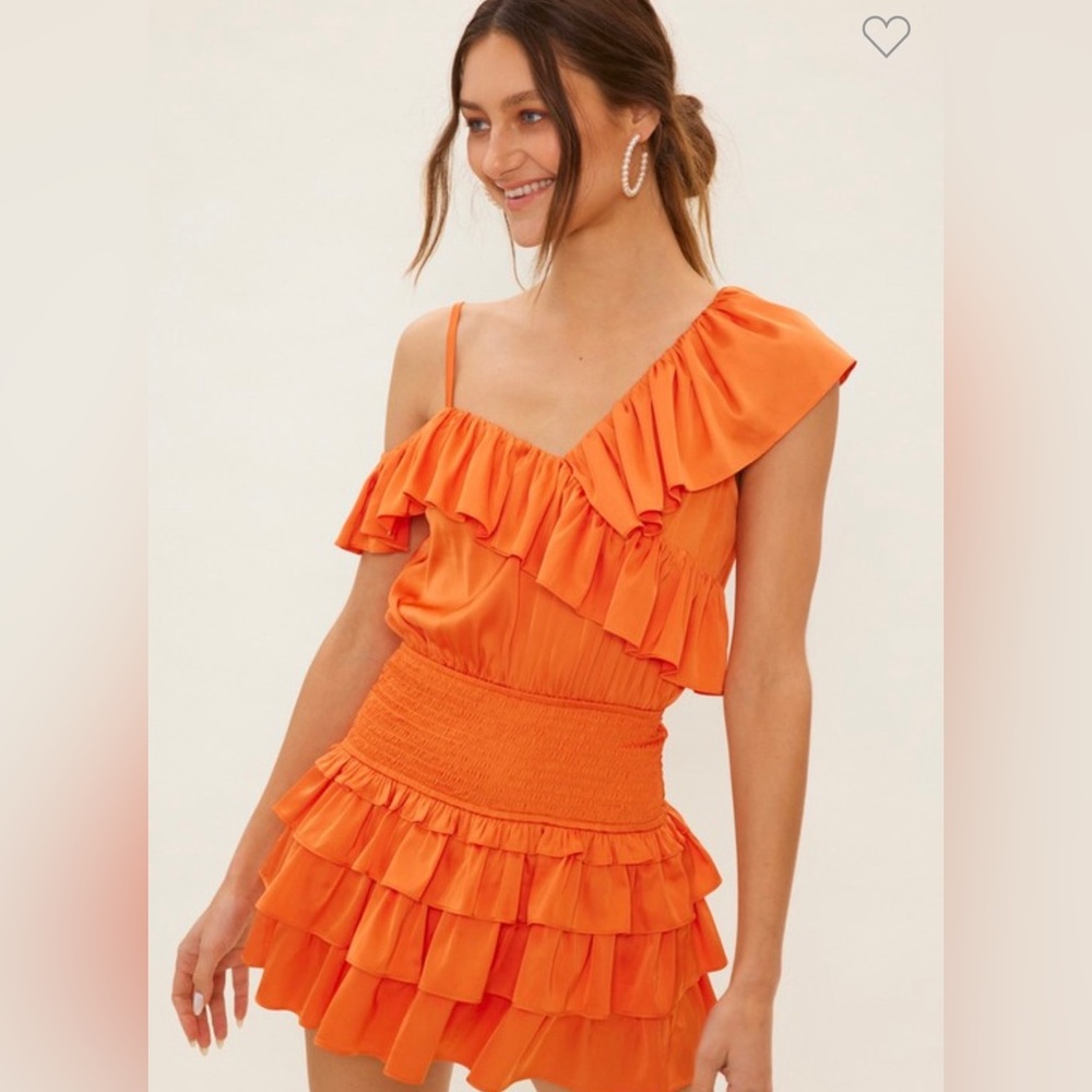 Orange dress